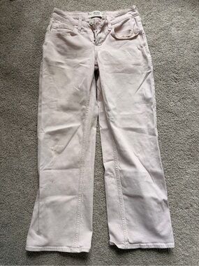 Women’s Light Pink Jeans - Casual Straight Leg